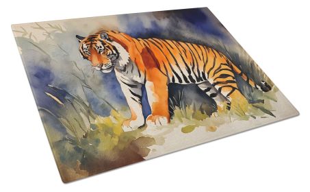 NEW Bengal Tiger Glass Cutting Board Decorative Tempered Glass Kitchen Cutting and Serving Board Large Size Chopping Board